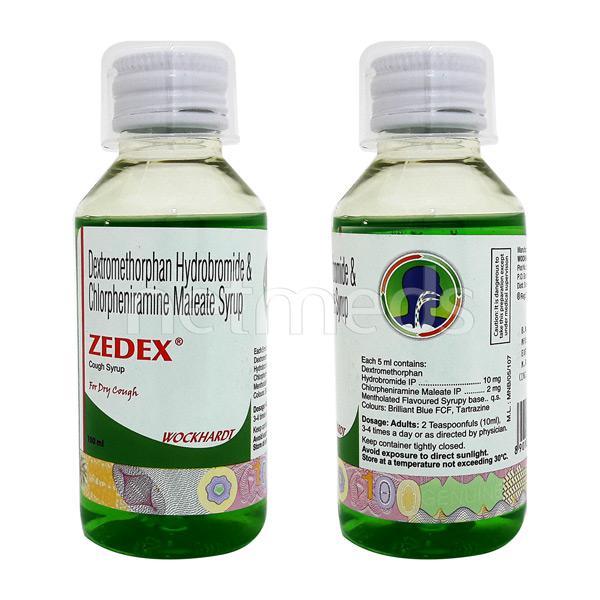 Zedex Syrup 100ml - Cough And Cold-Cou