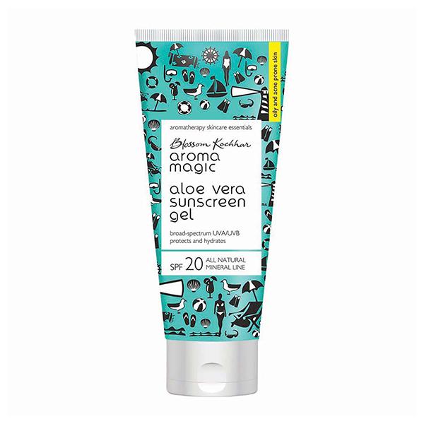 Aroma Magic Aloe Vera Sunscreen Gel 50 ml - Face Sunscreen