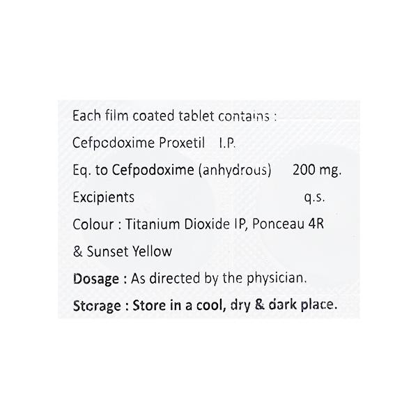 NEEPOD 200 Tablet 10's - Bacterial Infections-Cep