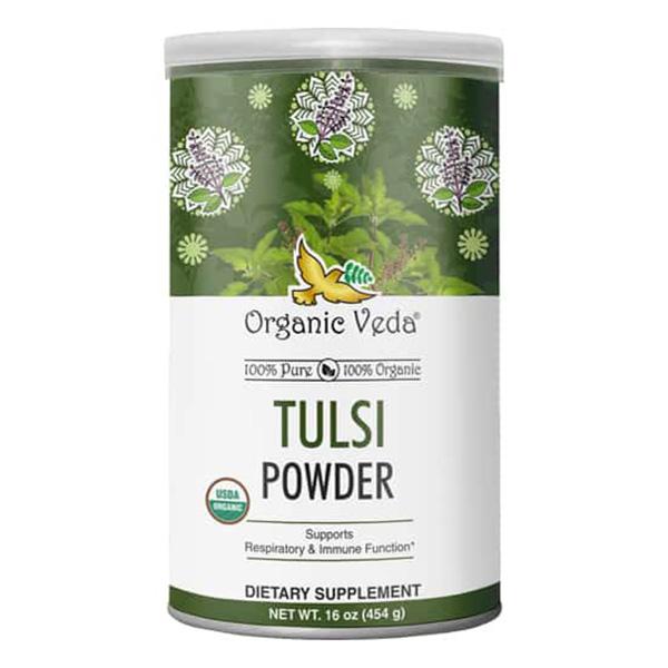 Organic Veda Tulsi Powder 454 gm - Pure Herbs