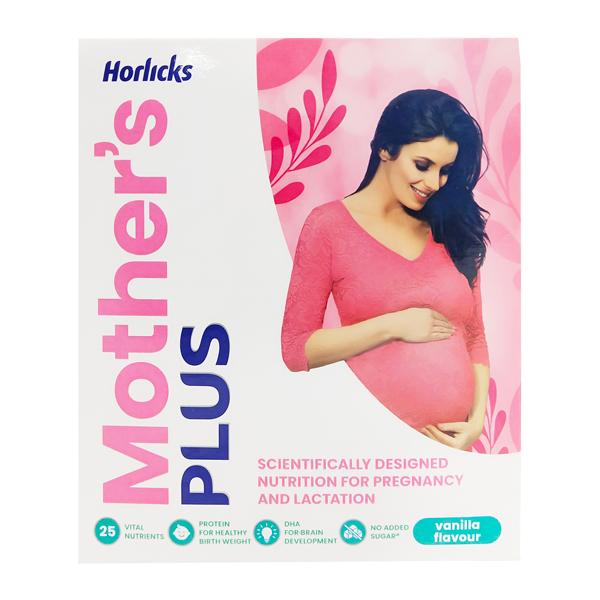Netmeds | Mother's Plus Horlicks No Added Sugar Powder - Vanilla Flavour 200 gm (Refill Pack)
