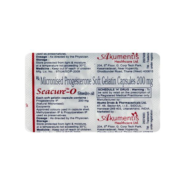 Seacure O Capsule 10'S - Hormonal Therapy-Oes