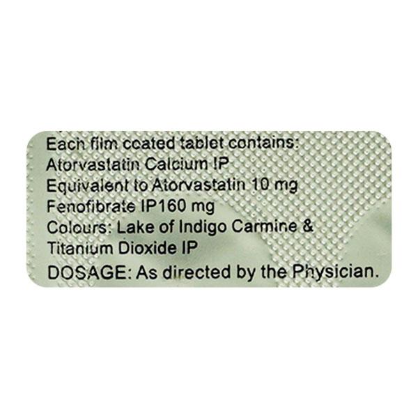 Atorem F 10mg Tablet 10'S - High Cholesterol-Dys