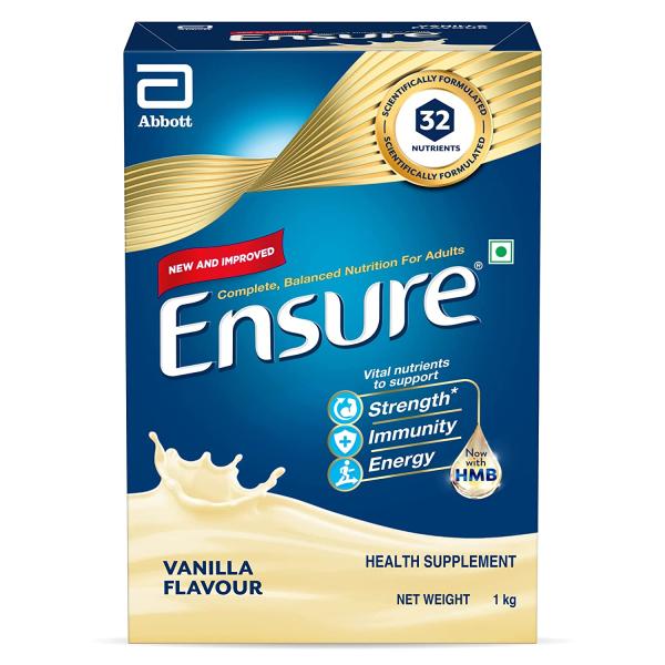Ensure Adult Nutrition - Vanilla Health Drink 1 kg - Protein Supplements
