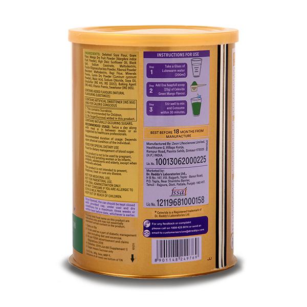 Celevida Nutritional Powder - Green Mango Flavour 400 gm - Diabetes (Fitness)
