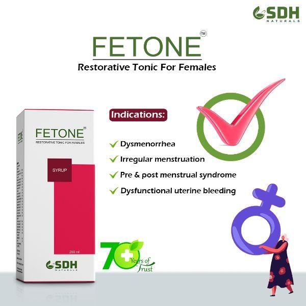 Shree Dhanwantri Herbals Naturals Fetone Syrup 200 ml - Speciality Medicines