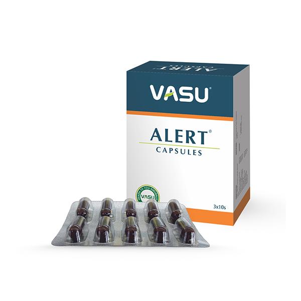 Vasu Alert Capsule (Pack of 3 x 10's) - Speciality Medicines