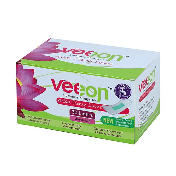 Veeon Daily Panty Liners Unscented 30's - Panty Liners