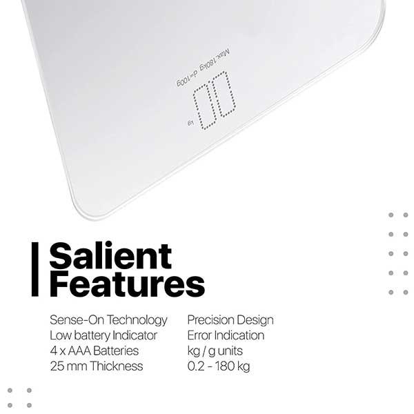 Vandelay Digital Body Scale - White - Weighing Scale