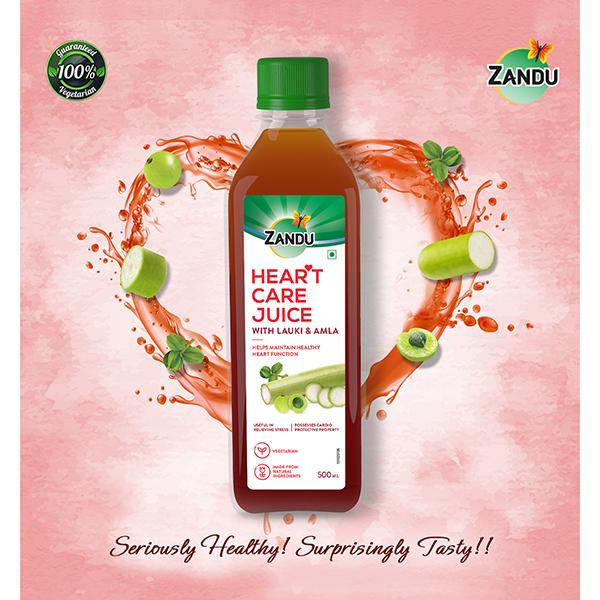 Zandu Heart Care Juice - Lauki & Amla 500 ml - Ayurvedic Juices