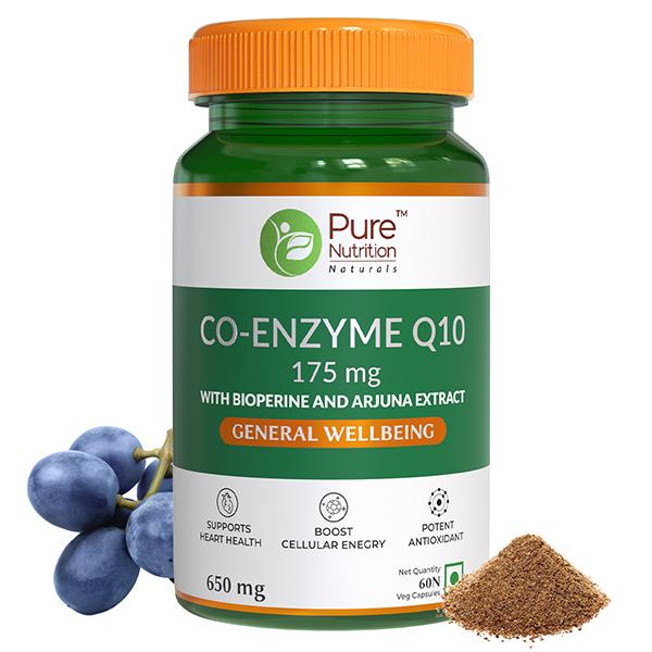 Netmeds | Pure Nutrition CoEnzyme Q10 175mg Capsules 60's