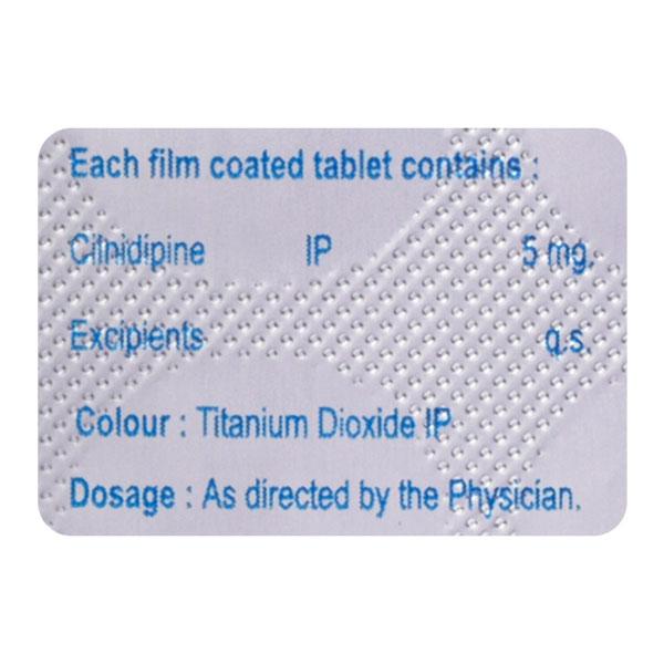 CILABEST 5mg Tablet 10's - Hypertension-Cal