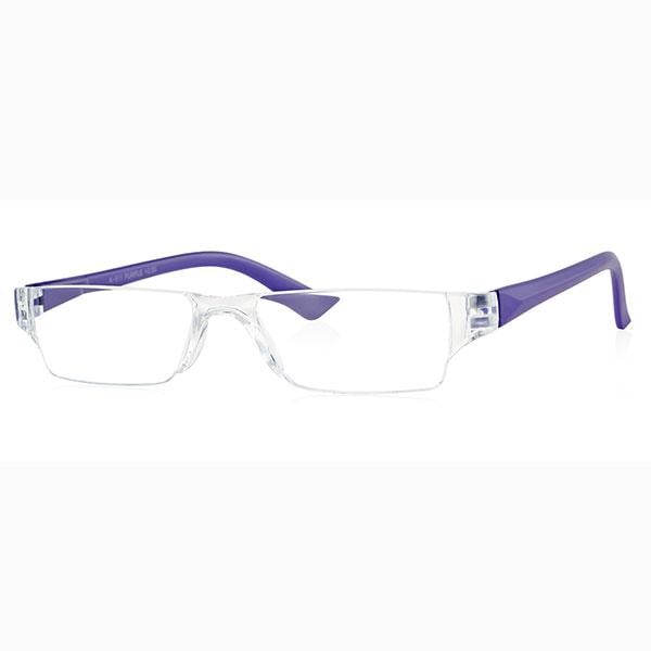 Klar Eye Rectangle Rimless K-511 Reading Glass - Purple, 1.5 Power - Men Eyeglasses