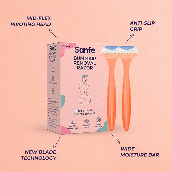 Sanfe Bum Hair Removal Razor 2's - Shaving & Hair Removal