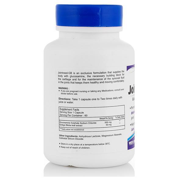 HealthVit Jointneed-GB (Glucosamine with Ginkgo Biloba) Capsule 60's - Vital Health