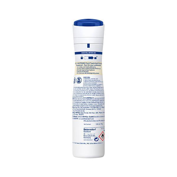 Nivea Whitening Floral Touch Deo 150 ml - Women Deodorants/Roll-Ons