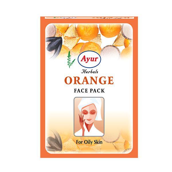 Ayur Herbal Face Pack - Orange 100 gm - Face Packs