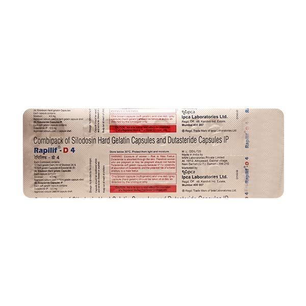 Rapilif D 4/0.5 Combipack Capsule 10'S - Bladder And Prostate Disorders-Dru