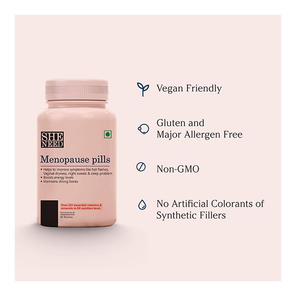 She Need Menopause Pills Tablet 60's - Women Health