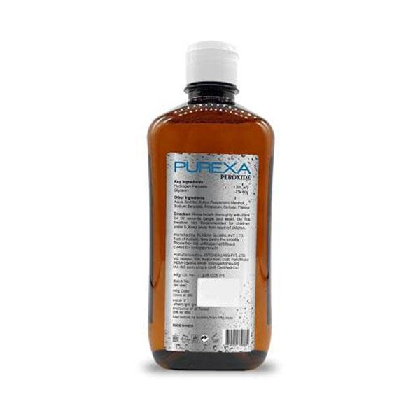 Purexa Peroxide Pre Procedural Mouthwash (Pack of 2 x 500 ml) - Mouthwash
