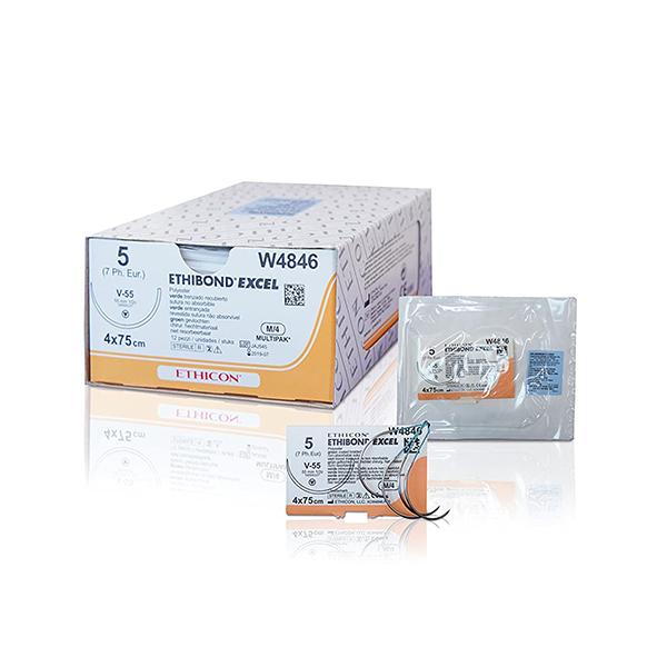 Netmeds | Johnson & Johnson Ethicon Ethibond Excel Polyester Suture (V-55) (4 x 75 cm) (W4846) 1's