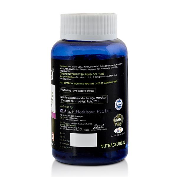 Alvizia Milk Thistle 600 mg Softgel Capsule 60's - Vital Health