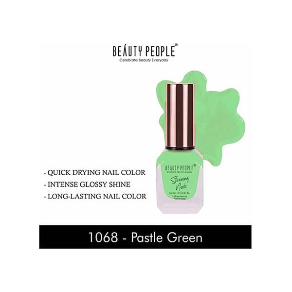 Beauty People Stunning Nail Polish 1068 Pastel Green 12 ml - Nail Polish