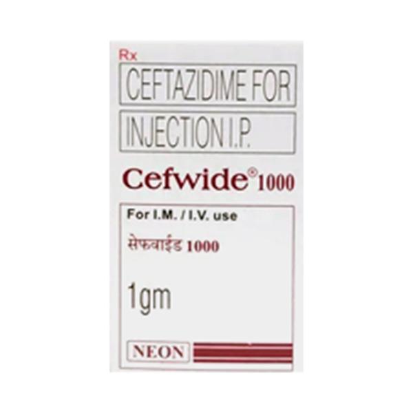 Cefwide 1000mg Injection 1'S - Bacterial Infections-Cep