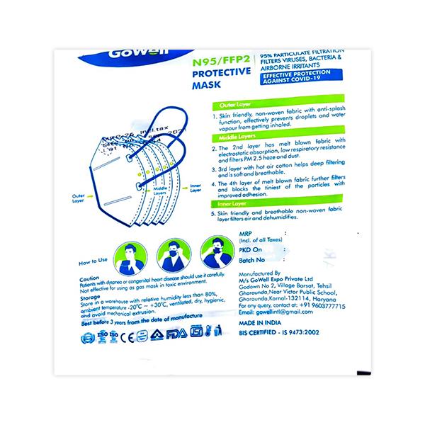 Netmeds | Gowell N95 Face Mask 1's
