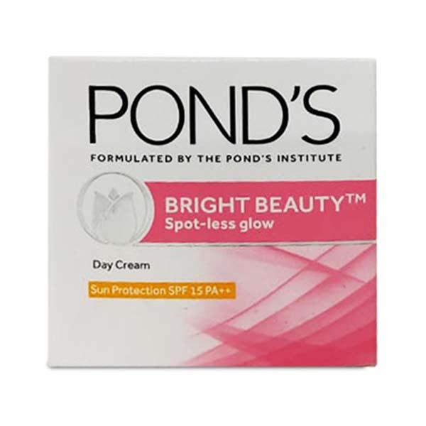 Netmeds | Ponds Bright Beauty SPF 15 PA++ Spot-Less Glow Day Cream 50 gm