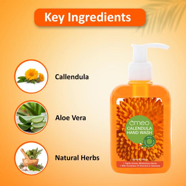 Bjain Omeo Calendula Hand Wash (Pump) 200 ml - Personal Care(Homeopathy)