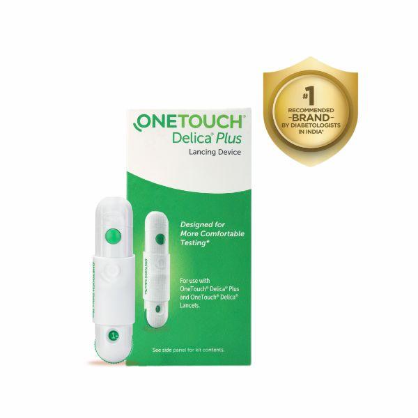 Netmeds | OneTouch Delica Plus Lancing Device + 25's Free Lancets