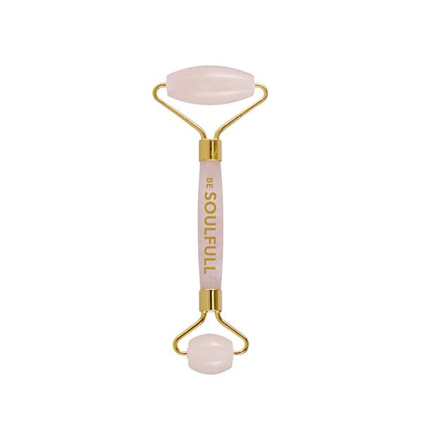 Netmeds | Be Soulfull Face Massage Roller - Natural Rose Quartz 155 gm