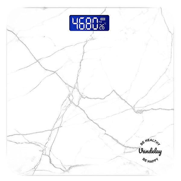Vandelay Spirit Series Body Weighing Scale - White Marble - Weighing Scale