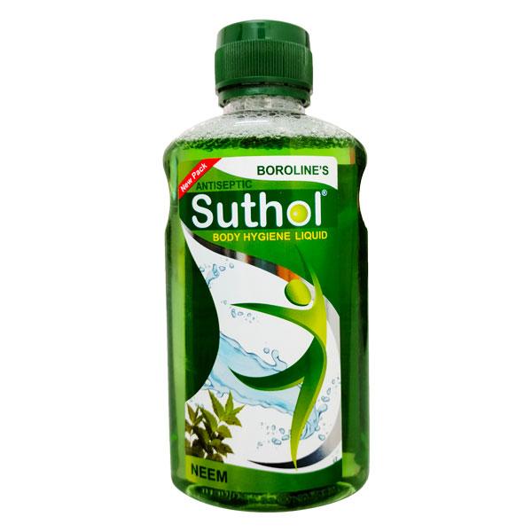 Netmeds | Boroline's Antiseptic Suthol Active Body Hygiene Liquid - Neem 100 ml