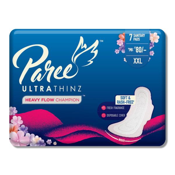 Paree Ultra Thinz Sanitary Pads (XXL) 7's - Sanitary Napkins