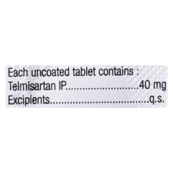 TELMIJUB 40 Tablet 10's (N) - Hypertension-Ang