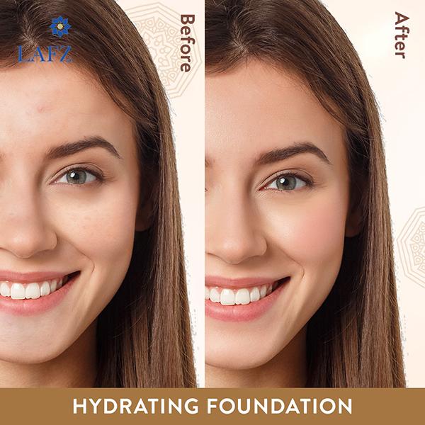 LAFZ hydrating rose serum foundation - golden beige 30 ml - Foundation