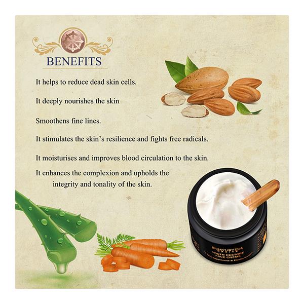 Bioayurveda Basics Youth Restore Face Creme 60 gm - Face Creams