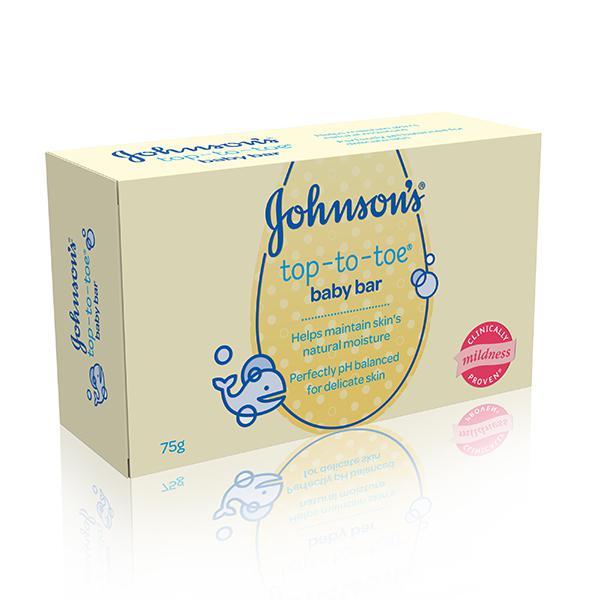 Johnson's Top To Toe Bar 75 gm - Baby Soap