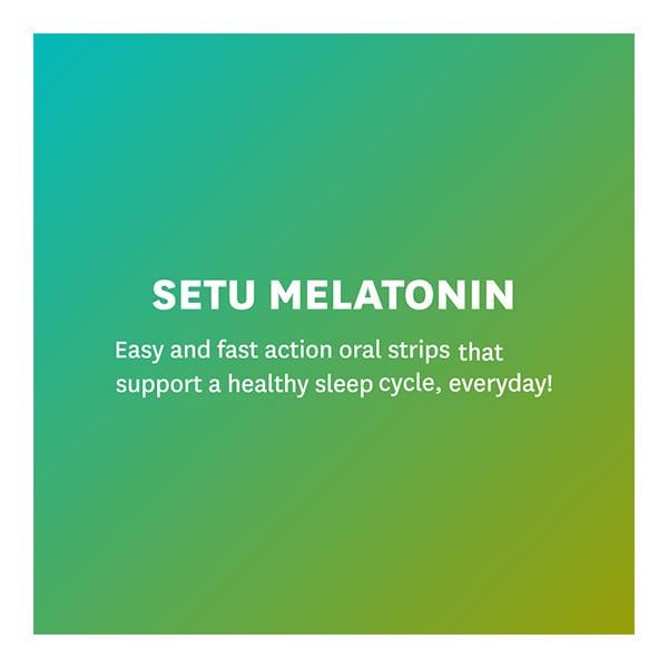 Setu Melatonin 5 mg Orally Disintegrating Strip - Mint Flavour 30's - General Health