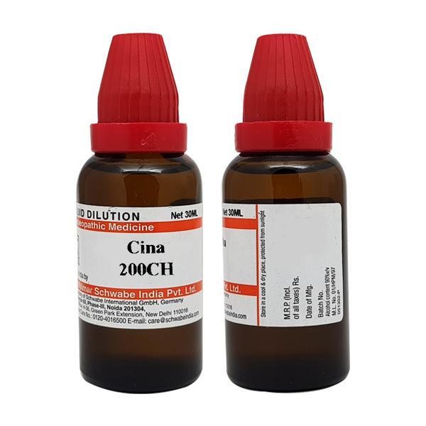 Dr.Willmar Schwabe Cina 200CH Liquid 30 ML - Dilutions