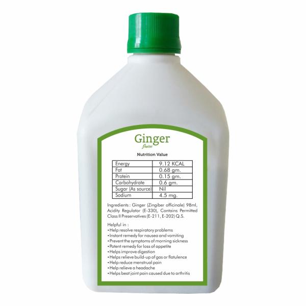 Bhumija Lifesciences Ginger Juice 1 litre - Ayurvedic Juices