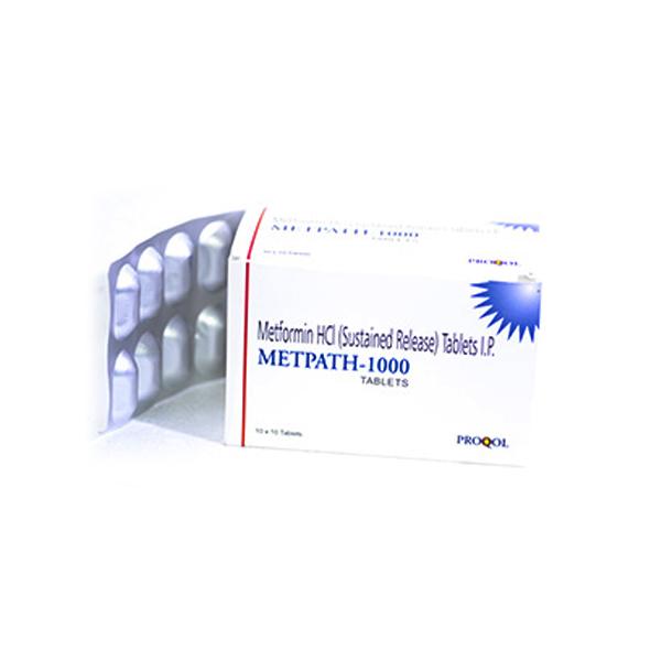 Metpath 1000mg Tablet 10'S - Diabetes-Ant