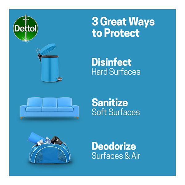 Dettol Multi-Purpose Disinfectant Spray For Hard & Soft Surfaces - Spring Blossom 225 ml - Others