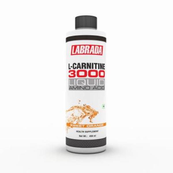 Labrada L Carnitine 3000 Amino Acid Liquid - Sweet Orange 450 ml - Amino Acids