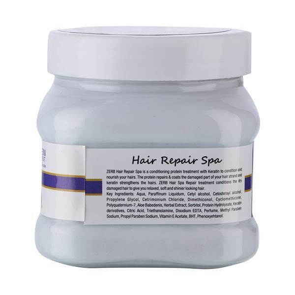 Zerb Enriched with Aloe Vera Hair Repair Spa for Soft & Shinier Hair 200 gm - Hair Treatment