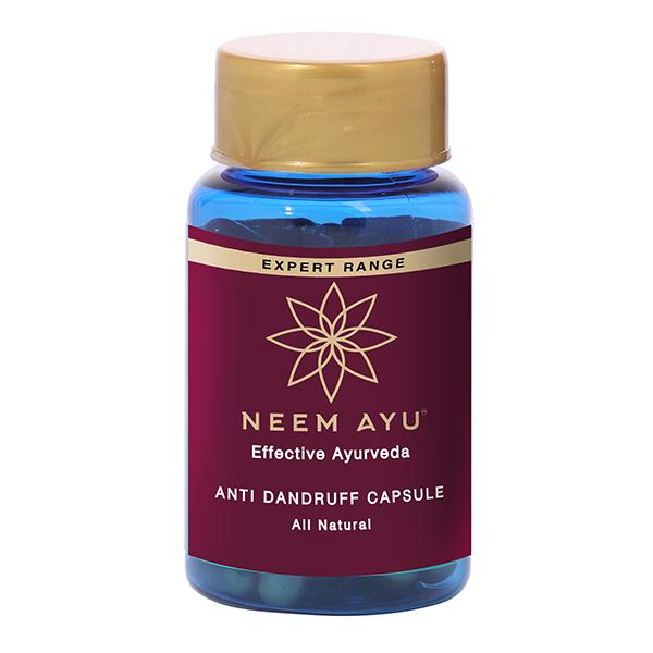 Neem Ayu Effective Ayurveda All Natural Anti Dandruff Capsule 60's