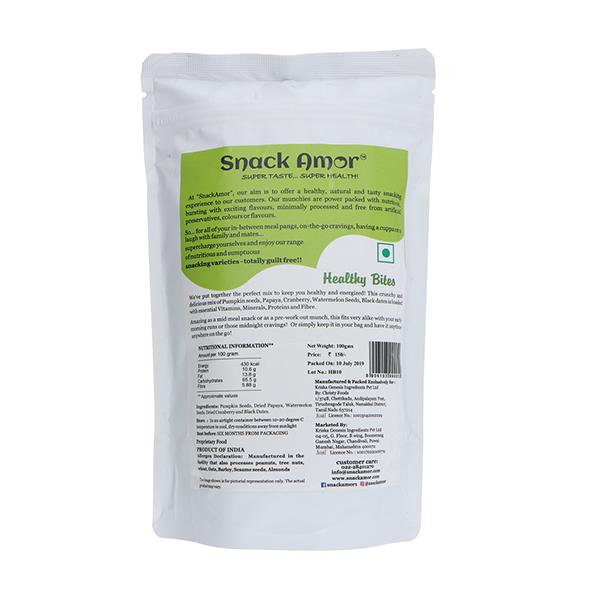 Snack Amor Healthy Bites 100 gm - Nutritional Bars