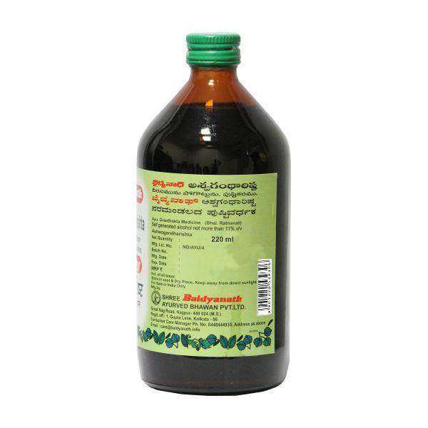 Baidyanath Ashwagandharishta 220 ml - Ashwagandha